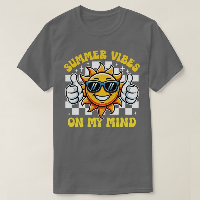 Camiseta Vibes de verano en mi mente 1 (Diseño del anverso)