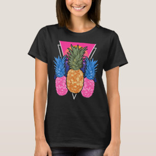Camiseta Vibes de verano Fruto Pineapple Vaporwave Tropical