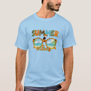 Camiseta Vibes de verano gafas de sol turcas