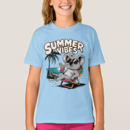Camiseta vibes de verano koala