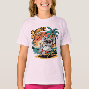 Camiseta vibes de verano koala