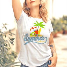 Camiseta Vibes de verano - Mujeres de playa