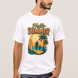 Camiseta Vibes de verano retro - La vida es mejor en la pla
