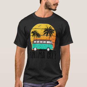 Camiseta Vibes de verano retro vacaciones familiares Sunset