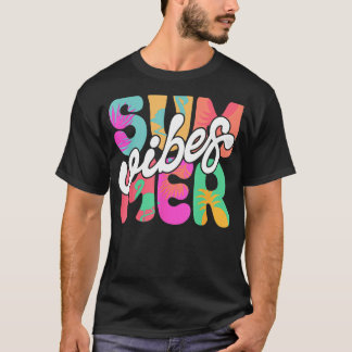 Camiseta Vibes de verano Vacaciones familiares Hawaii Beach
