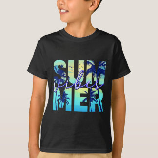 Camiseta Vibes de Verano Vacaciones Familiares NiñasViaje C