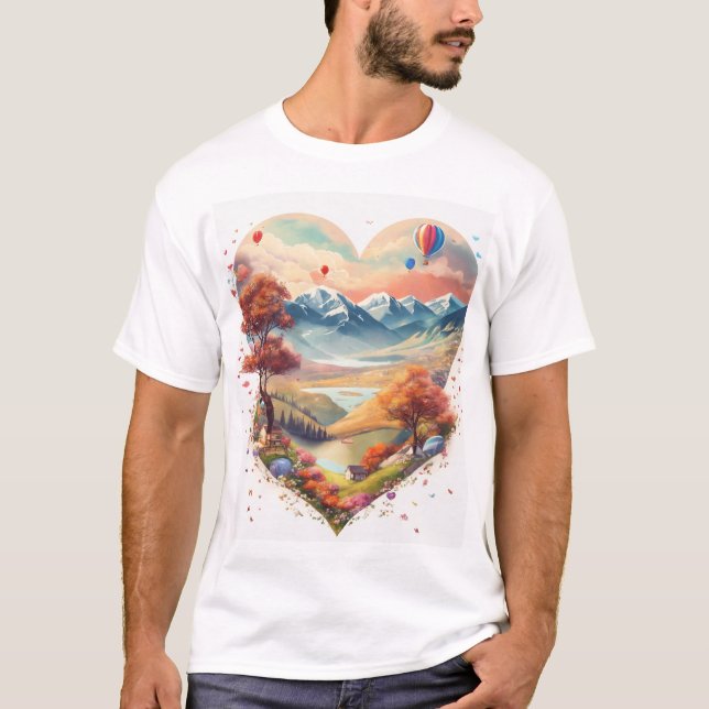 Camiseta Vibes del corazón (Anverso)