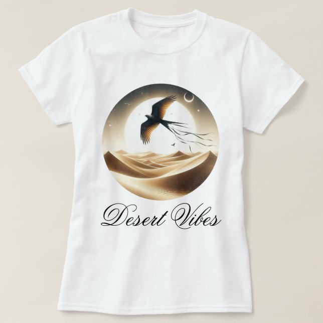 Camiseta Vibes del desierto (Diseño del anverso)