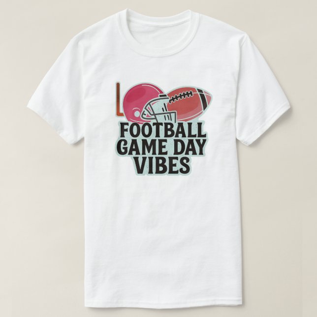 Camiseta Vibes del día del partido de fútbol (Diseño del anverso)