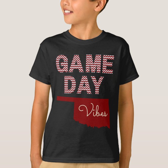Camiseta Vibes Fall Tailgate Día del partido de fútbol de O (Anverso)
