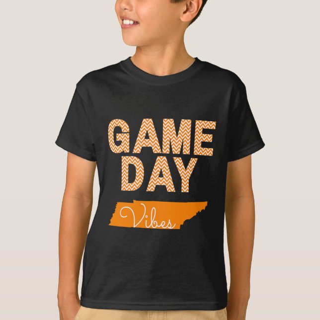 Camiseta Vibes Fall Tailgate Día del partido de fútbol Tenn (Anverso)