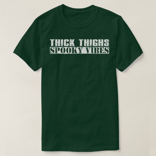 Camiseta Vibes fantasmal blanco vintage (Diseño del anverso)