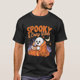 Camiseta Vibes fantasmales y acogedoras
