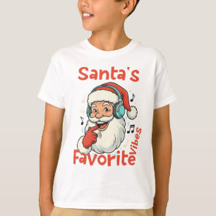 Camiseta Vibes favoritas de Santa María, Guay Santa con aud