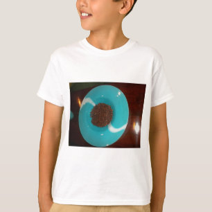Camiseta Vibes Java: Judías de café y arte del bol azul cia