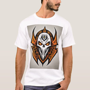 Camiseta Vibes mortales: Logo del cráneo y los huesos cruza