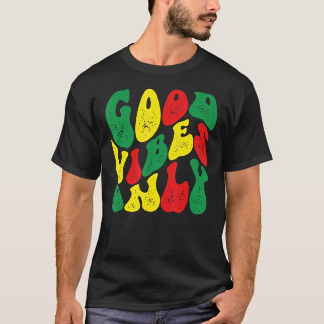 Camiseta Vibes negras sólo Empoderamiento negro Historia ne (Anverso)