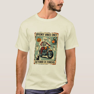 Camiseta Vibes Only Halloween Vintage