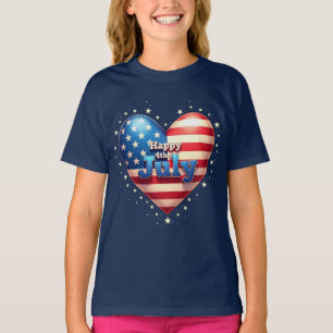Camiseta Vibes patriotas: estrellas, rayas y estilo