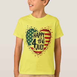 Camiseta Vibes patriotas: estrellas, rayas y estilo