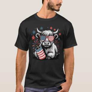 Camiseta Vibes patrióticas de Highland