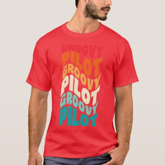 Camiseta Vibes piloto retro 60 70s 80s