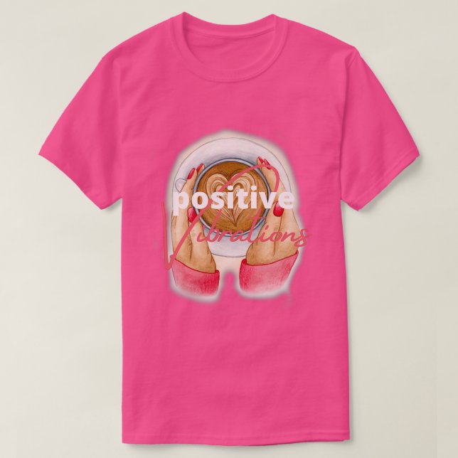 Camiseta Vibes positivas (Diseño del anverso)