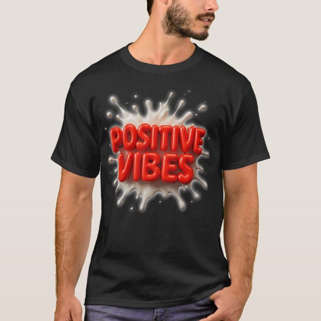 Camiseta Vibes positivas (Anverso)