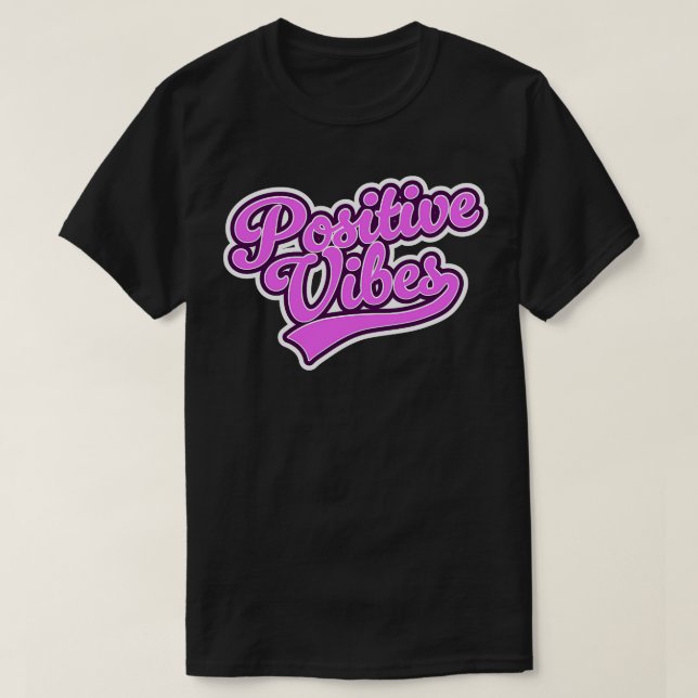 Camiseta Vibes positivas (Diseño del anverso)
