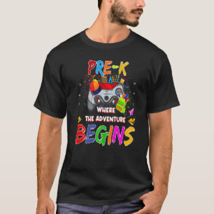 Camiseta Vibes pre K de gamer aquí vengo donde el aventurer