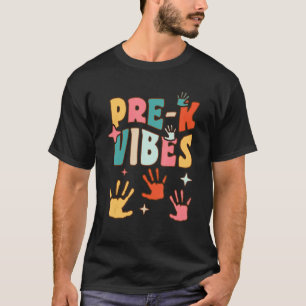 Camiseta Vibes preescolares de vuelta al primer día escolar