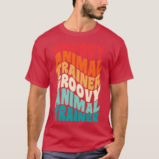 Camiseta Vibes Retro 60s 70s 80s de formador animal