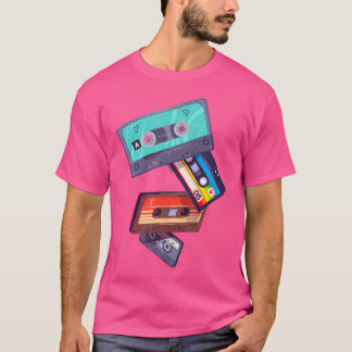 Camiseta Vibes retro de cassette mixtape estilo 80S 90S