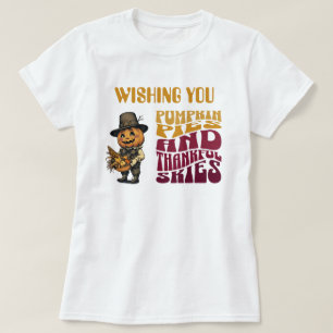 Camiseta Vibes retro del Día de Acción de Gracias