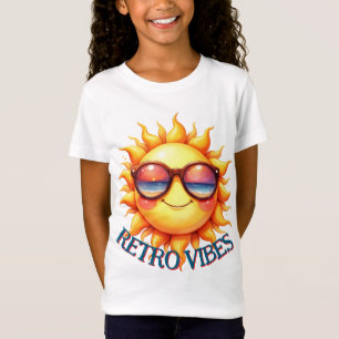 Camiseta Vibes retro Sol sonriente Groovy de los años 70