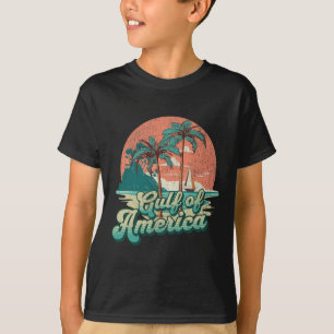 Camiseta Vibes Retro Sunset Beach - Golfo De Eeuu