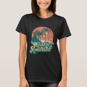 Camiseta Vibes Retro Sunset Beach - Golfo De Estados Unidos