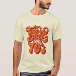 Camiseta Vibes retro - Tee de retroceso de 70