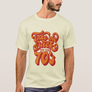 Camiseta Vibes retro - Tee de retroceso de 70