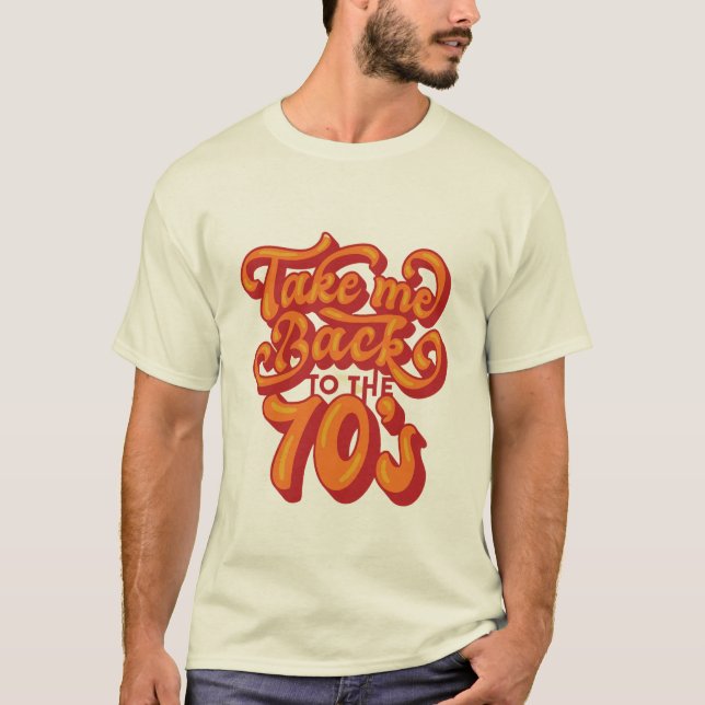 Camiseta Vibes retro - Tee de retroceso de 70 (Anverso)
