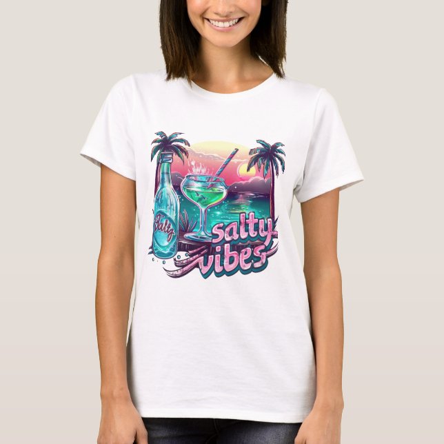 Camiseta Vibes saladas (Anverso)