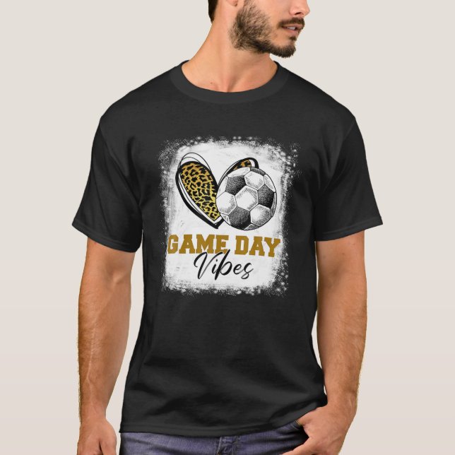 Camiseta Vibes Soccer Day Bleached Soccer Game Moth (Anverso)