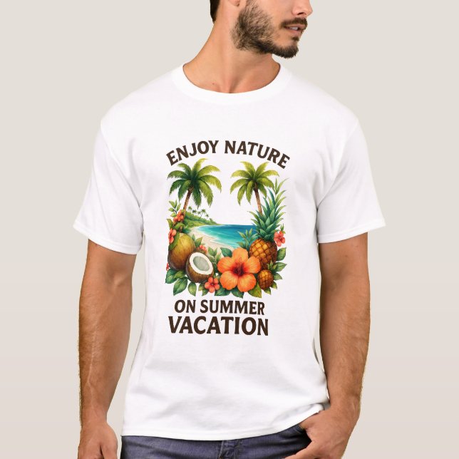 Camiseta Vibes tropicales (Anverso)