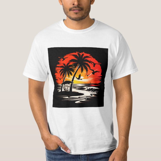 Camiseta Vibes tropicales (Anverso)