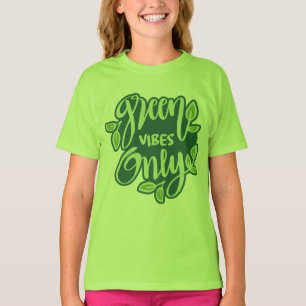 Camiseta Vibes verdes