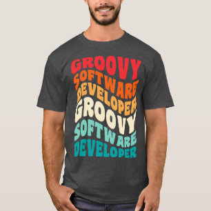 Camiseta Vibes Vintage Retro 60s 70s 80s para desarrollador