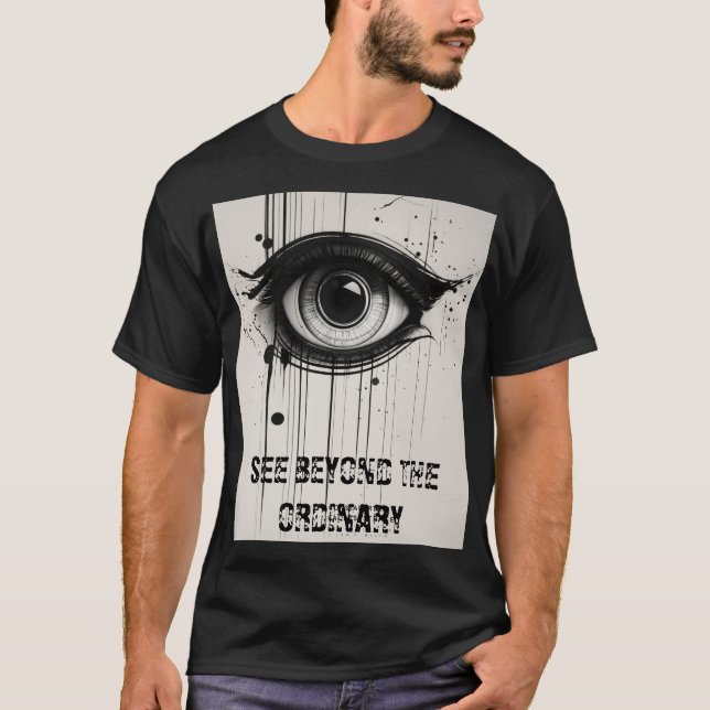 Camiseta "Vibes visionarias: el ojo abstracto" (Anverso)