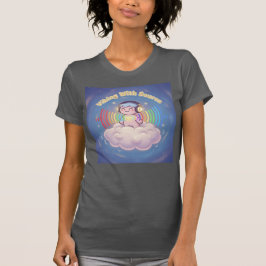 Camiseta Vibing Con Fuente — Sintoniza Con El Amor