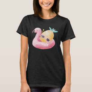 CAMISETA VIBOS DE VERANO PINEAPPLE EN NEUMÁTICOS DE FLAMING