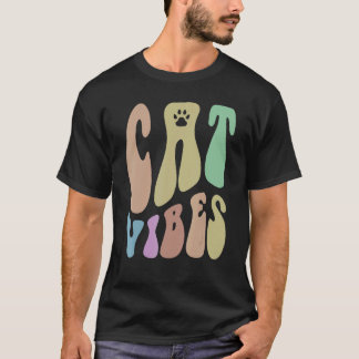 Camiseta VIBRA CAT RETRO Humor Gatos Madre Amorosa Groovy 6